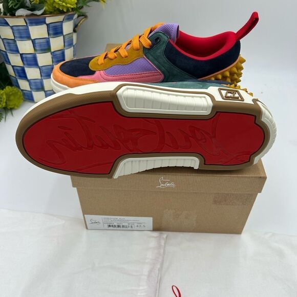 Men’s Christian Louboutin, Astroloubi low top sneakers size 42.5 - Picture 8 of 10